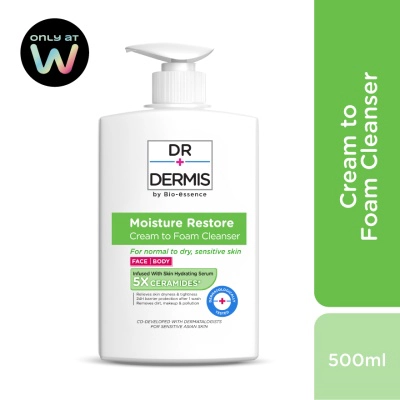 DR. DERMIS - Cream to Foam Cleanser 500ml