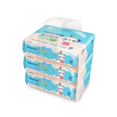 WATSONS - Lotion Baby Wipes 20's x 3