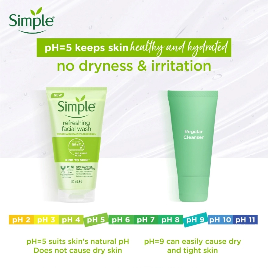 Kind to Skin Refreshing Facial Wash Gel 150ml