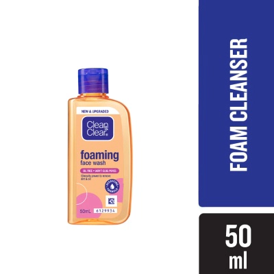 CLEAN & CLEAR - Foaming Facial Wash 50ml (Glowing Skin)