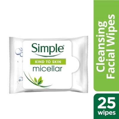 SIMPLE - Micellar Cleansing Wipes 25's